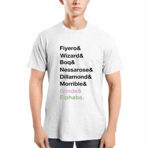 Fiyero Wizard Boq Nessarose Dillamond Morrible Glinda Elphaba Shirt Fiyero Wizard Boq Nessarose Dillamond Morrible Glinda Elphaba Shirt
