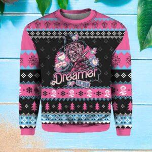Freddy Krueger Dreamer A Nightmare On Elm Street Christmas Ugly Sweater Freddy Krueger Dreamer A Nightmare On Elm Street Christmas Ugly Sweater