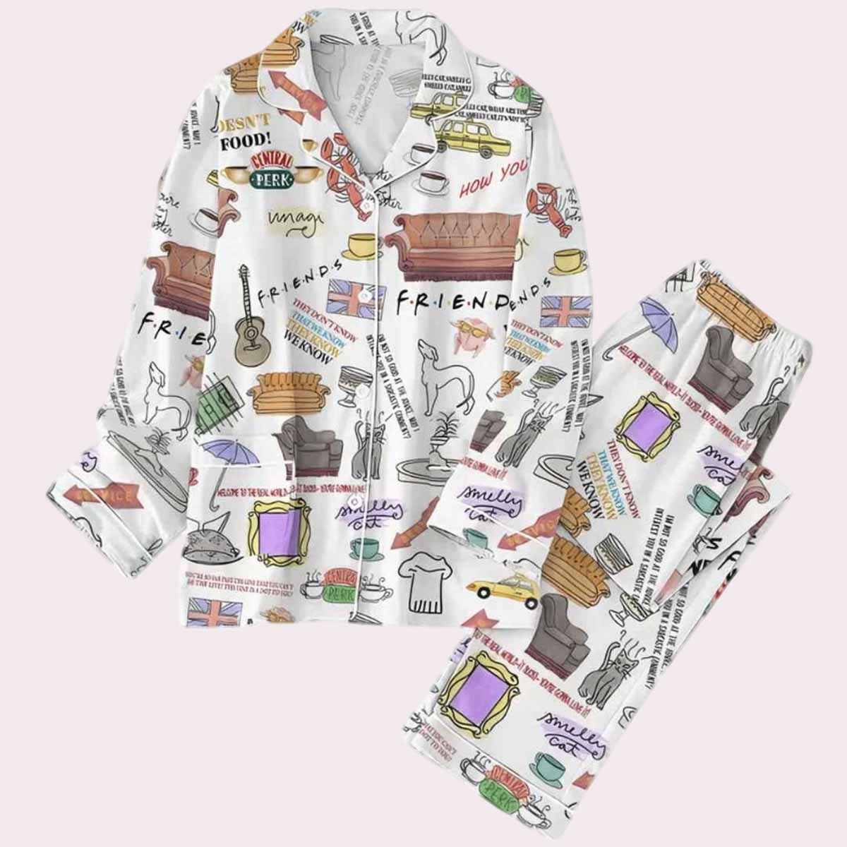 Friends Movie Pajamas Set Friends Movie Pajamas Set