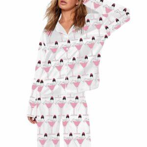 Funny Cat Liquor Art Pajama Set Funny Cat Liquor Art Pajama Set