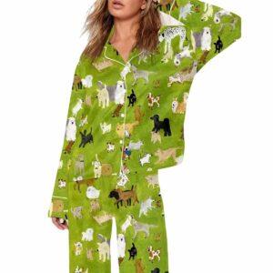 Funny Dog Art Pajama Set Funny Dog Art Pajama Set