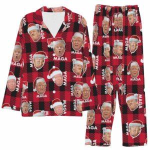 Funny Trump Face MAGA Pajama Set