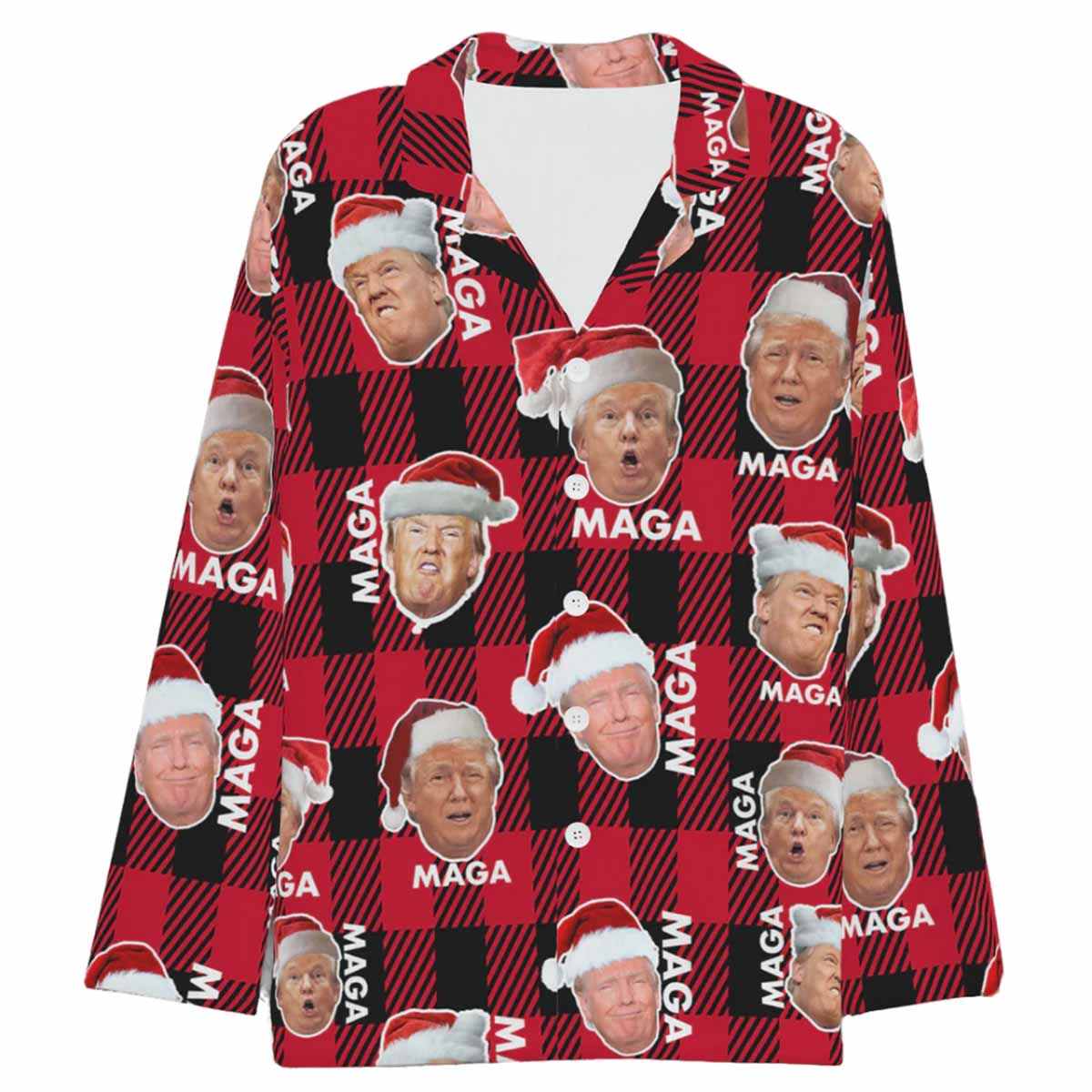 Funny Trump Face MAGA Pajama Set Funny Trump Face MAGA Pajama Set
