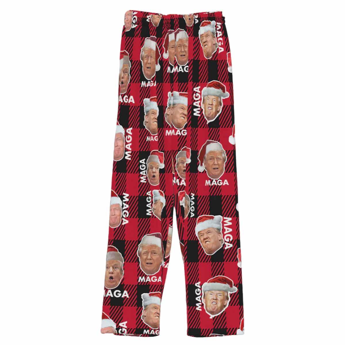 Funny Trump Face MAGA Pajama Set Funny Trump Face MAGA Pajama Set