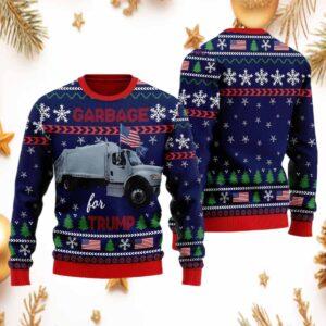 Garbage For Trump Ugly Christmas Sweater