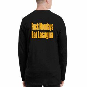 Garfield 3 16 Fck Mondays Eat Lasagna Shirt