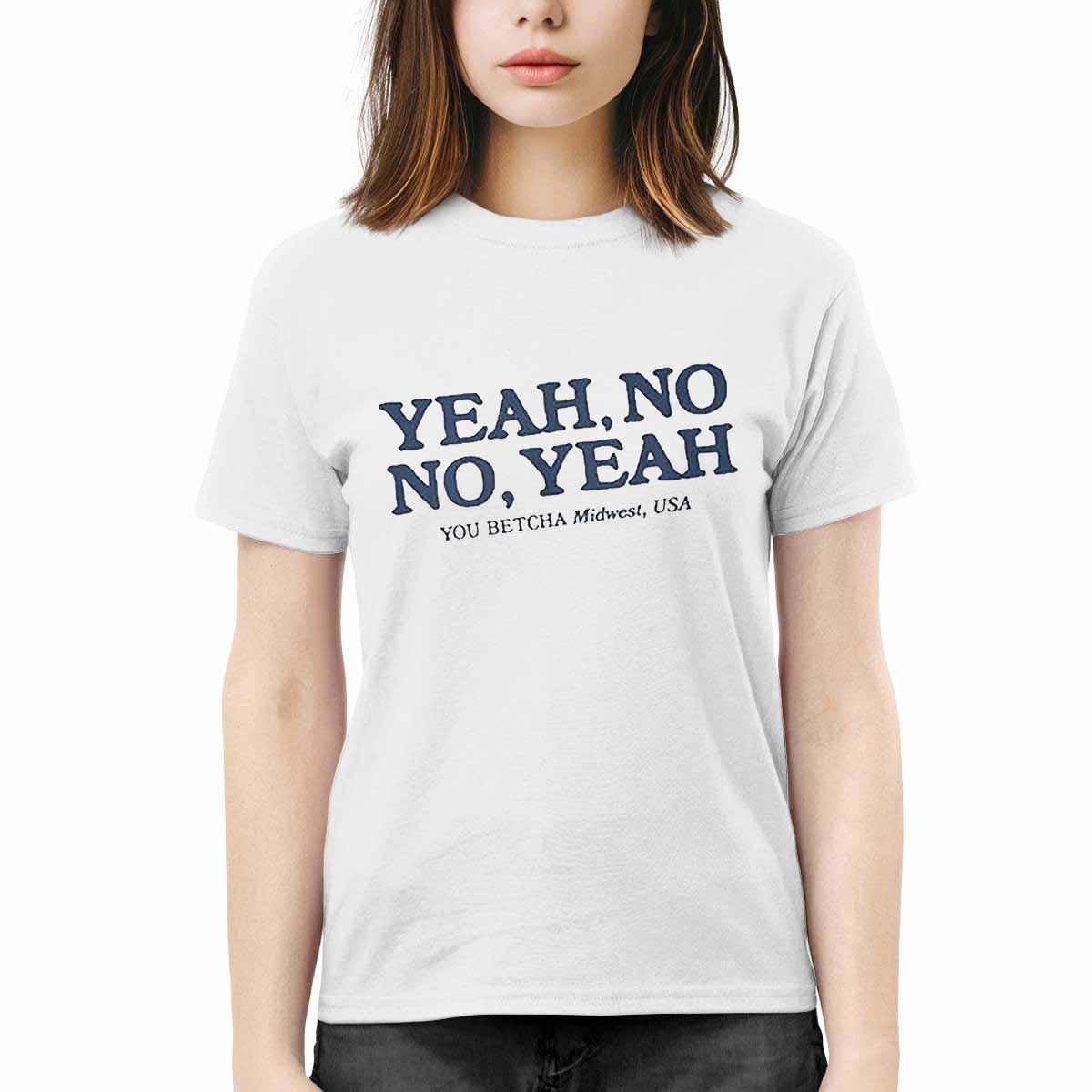 George Kittle Yeah No No Yeah You Betcha Midwest USA Shirt George Kittle Yeah No No Yeah You Betcha Midwest USA Shirt