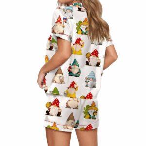 Gnome Satin Pajama Set 1 Gnome Satin Pajama Set
