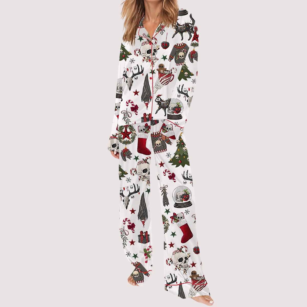 Gothic Christmas Pajama Set Gothic Christmas Pajama Set