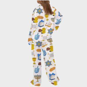 Hanukkah Satin Pajama Set 1 Hanukkah Satin Pajama Set
