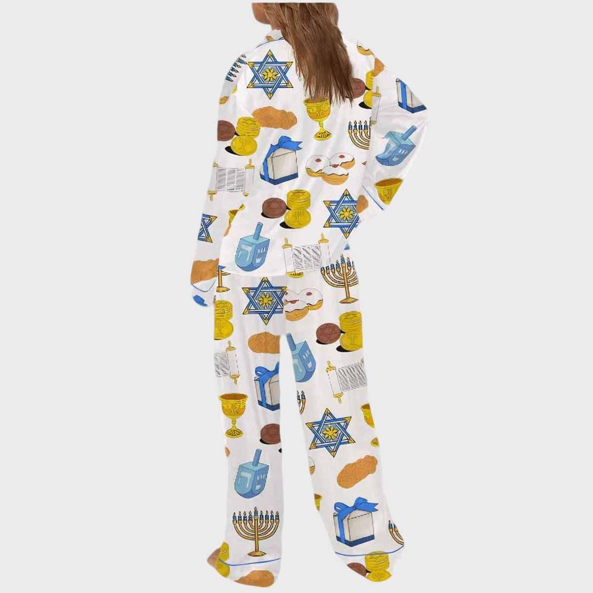 Hanukkah Satin Pajama Set Hanukkah Satin Pajama Set