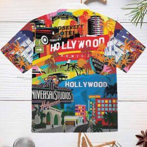 Hollywood Los Angeles City Aloha Hawaiian Shirt 1 Hollywood Los Angeles City Aloha Hawaiian Shirt
