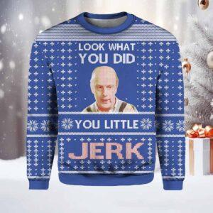 Home Alone You Little Jerk Meme Christmas Ugly Sweater