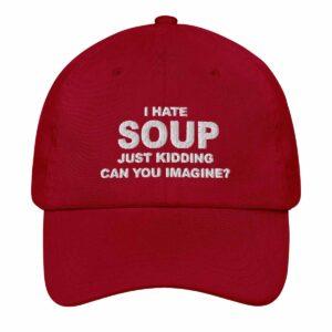 I Hate Soup Just Kidding Can You Imagine Hat I Hate Soup Just Kidding Can You Imagine Hat