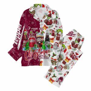 I Run On Dr Pepper And Christmas Cheer Pajamas Set 1 I Run On Dr Pepper And Christmas Cheer Pajamas Set