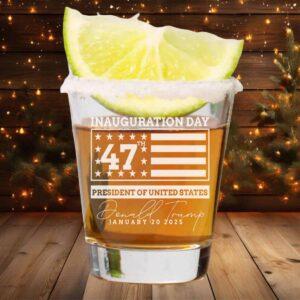 Inauguration Day President Of United States Donald Trump Shot Glass