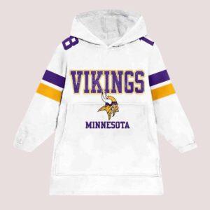 JJ 18 Minnesota Football Unisex Blanket Hoodie JJ 18 Minnesota Football Unisex Blanket Hoodie