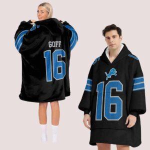 Jared Goff Detroit Football Hoodie Blanket Jared Goff Detroit Football Hoodie Blanket
