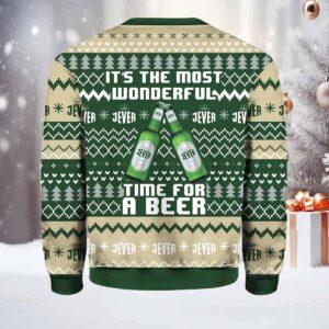 Jever It's the Most Wonderful Time For A Beer Ugly Christmas Sweater 1 Jever It's the Most Wonderful Time For A Beer Ugly Christmas Sweater