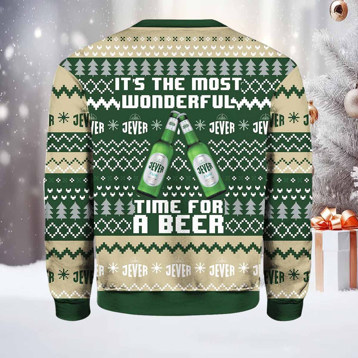 Jever It’s the Most Wonderful Time For A Beer Ugly Christmas Sweater Jever It’s the Most Wonderful Time For A Beer Ugly Christmas Sweater