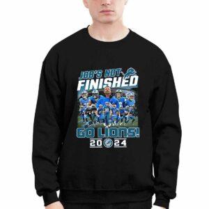 Job's Not Finished Go Lions 2024 Shirt