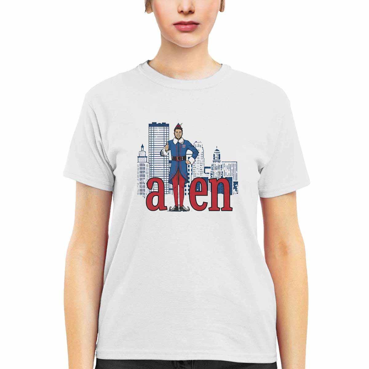 Josh Allen Elf Scoring Is My Favorite Bills Christmas Shirt Josh Allen Elf Scoring Is My Favorite Bills Christmas Shirt