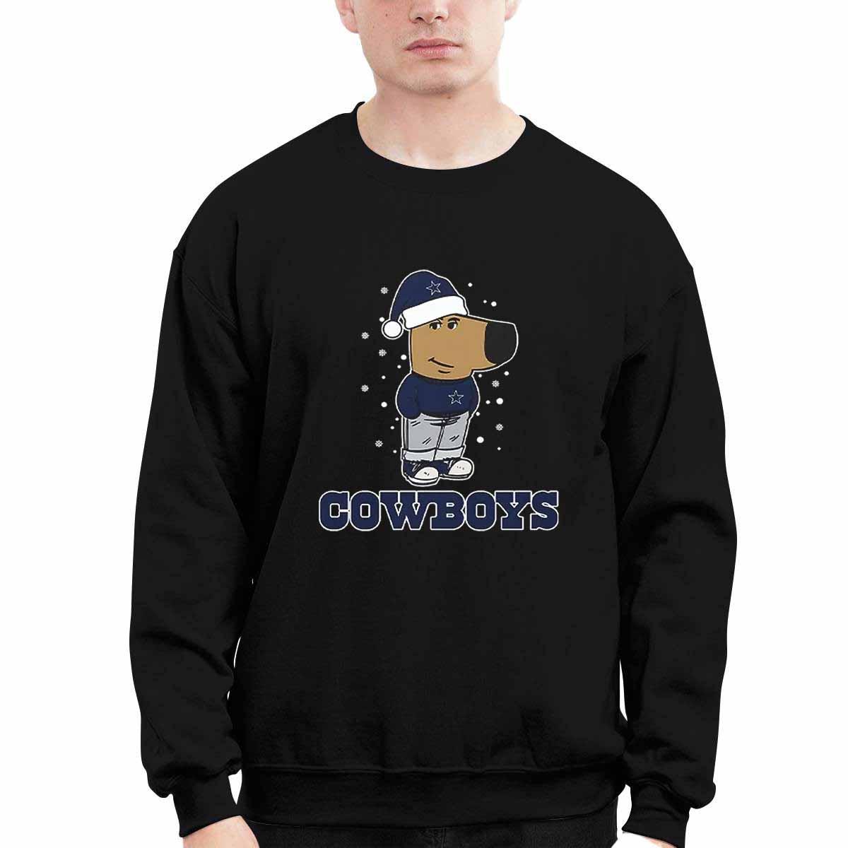 Just A Chill Guy Chill With Cowboys Christmas Shirt Just A Chill Guy Chill With Cowboys Christmas Shirt