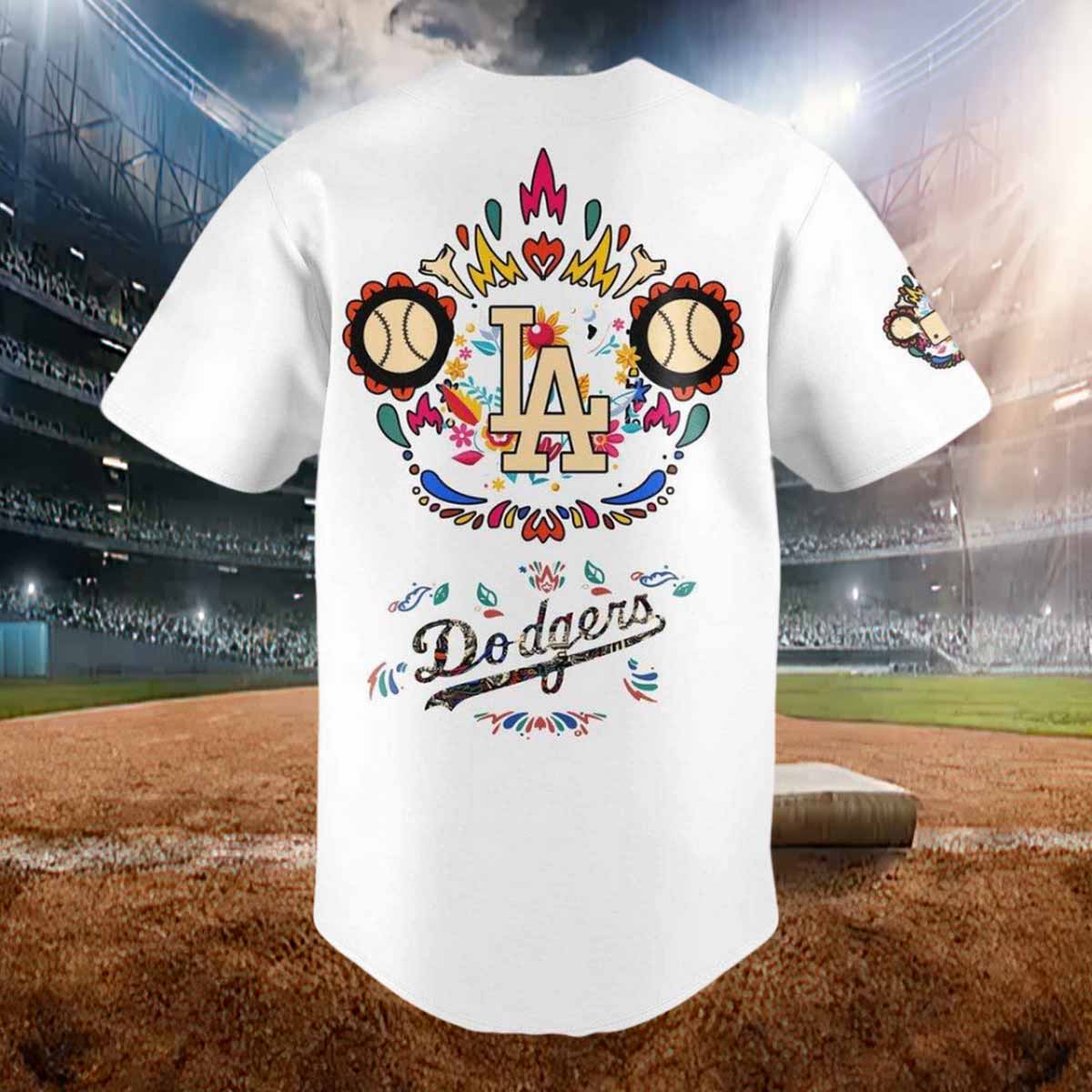 LA Dodgers Dia de los Muertos 2024 Baseball Jersey LA Dodgers Dia de los Muertos 2024 Baseball Jersey