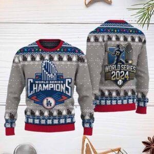 LA Dodgers World Series 2024 Ugly Christmas Sweater LA Dodgers World Series 2024 Ugly Christmas Sweater