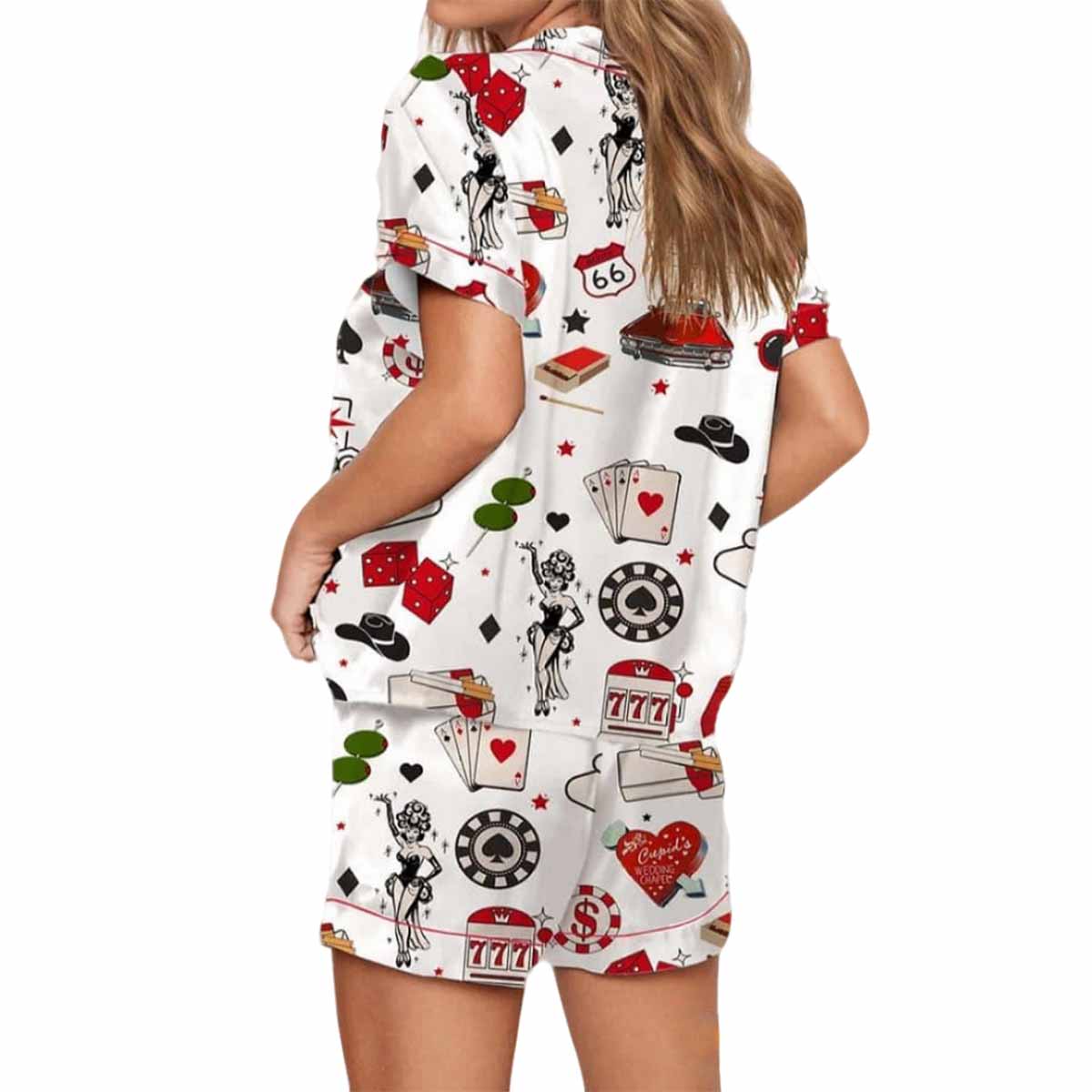 Las Vegas Dice Martini Casino Pajama Set Las Vegas Dice Martini Casino Pajama Set