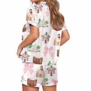 Let Me Tell You About My Jesus Satin Pajama Set 1 Let Me Tell You About My Jesus Satin Pajama Set