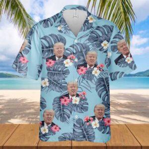 Let's Go On Vacation With Trump Hawaiian Shirt