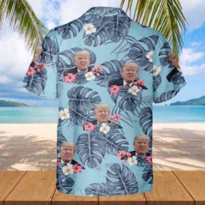 Let's Go On Vacation With Trump Hawaiian Shirt
