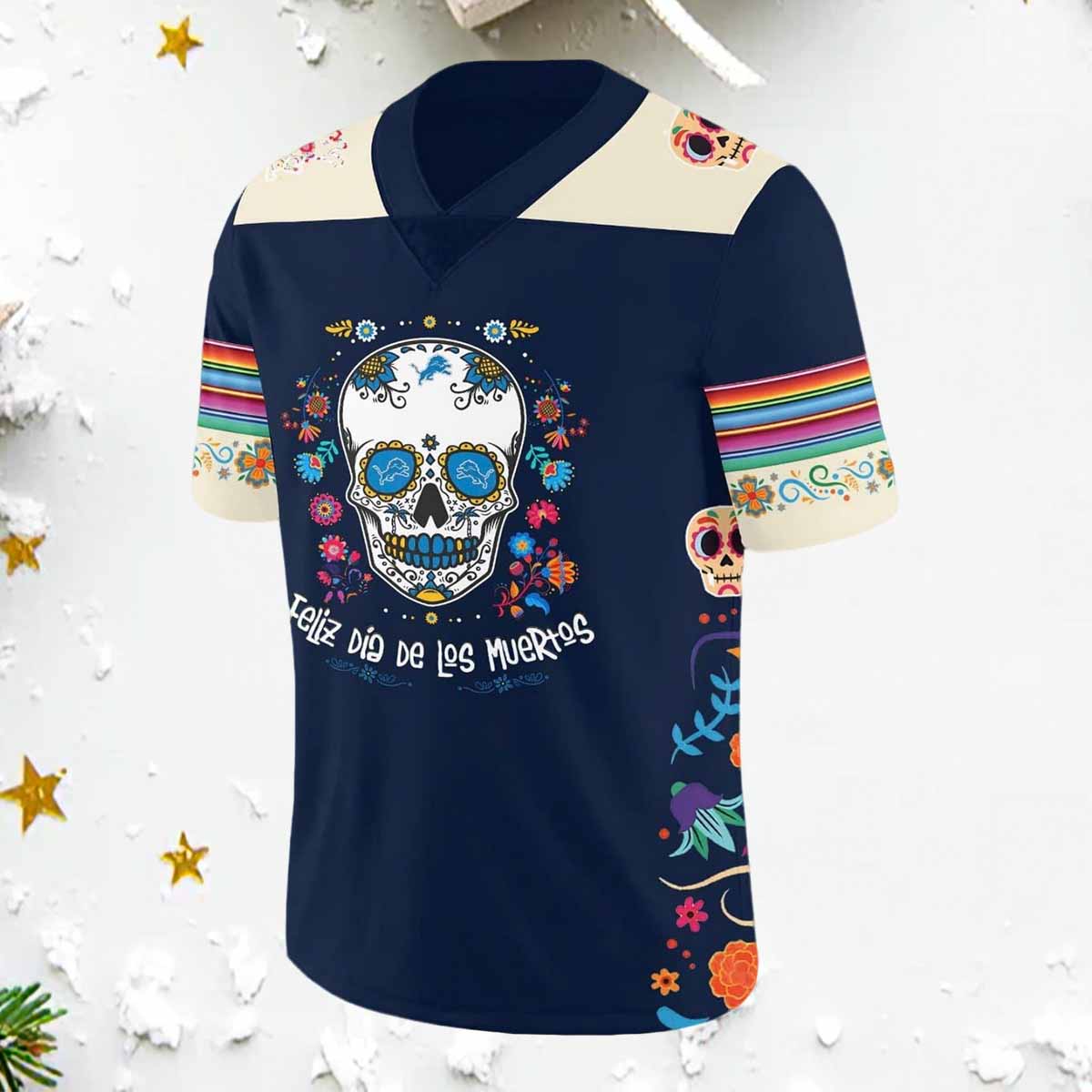 Lions 2024 Dia De Los Muertos Jersey Lions 2024 Dia De Los Muertos Jersey