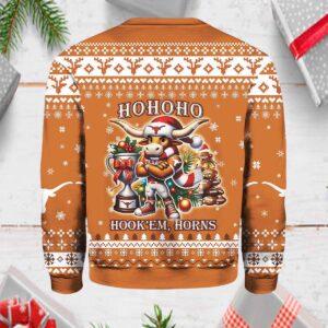 Longhorns Football Ugly Christmas Sweater