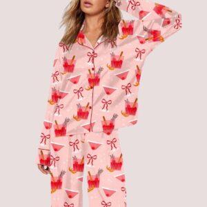 Manhattan Cocktail Martini Pajama Set