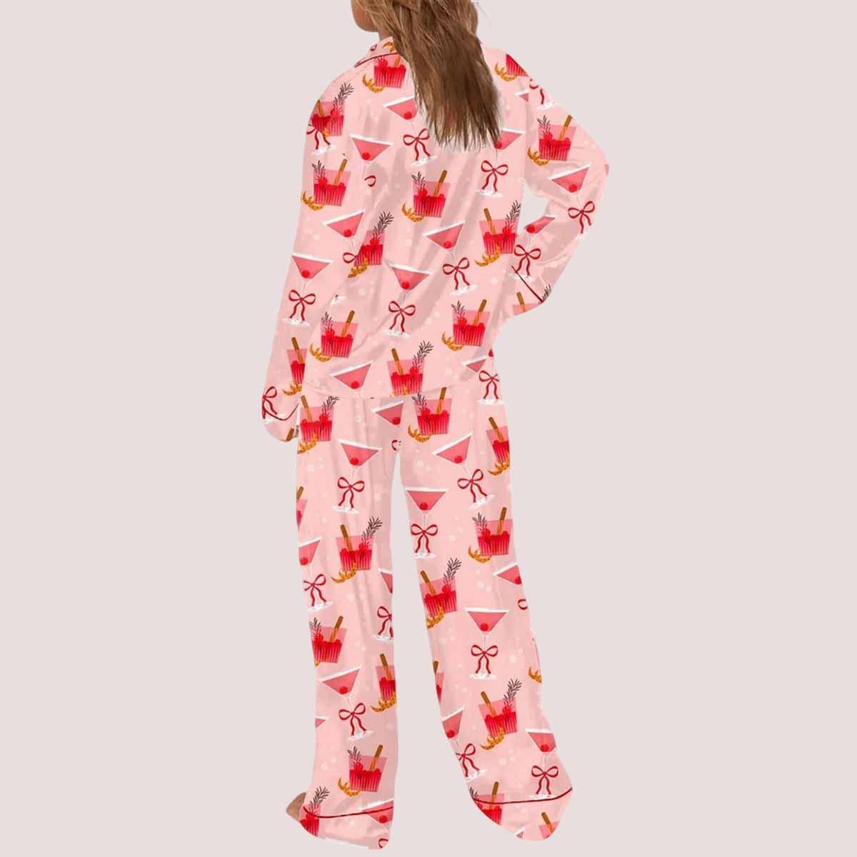 Manhattan Cocktail Martini Pajama Set Manhattan Cocktail Martini Pajama Set