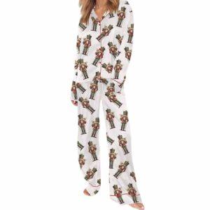 Martini Nutcracker Satin Pajama Set