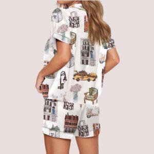 Meet Me In New York Satin Pajama Set 1 Meet Me In New York Satin Pajama Set