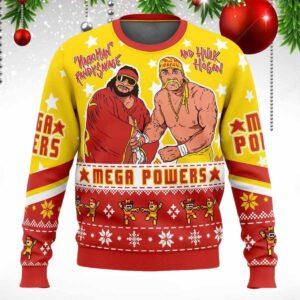 Mega Powers Macho Man and Hulk Hogan Ugly Christmas Sweater Mega Powers Macho Man and Hulk Hogan Ugly Christmas Sweater