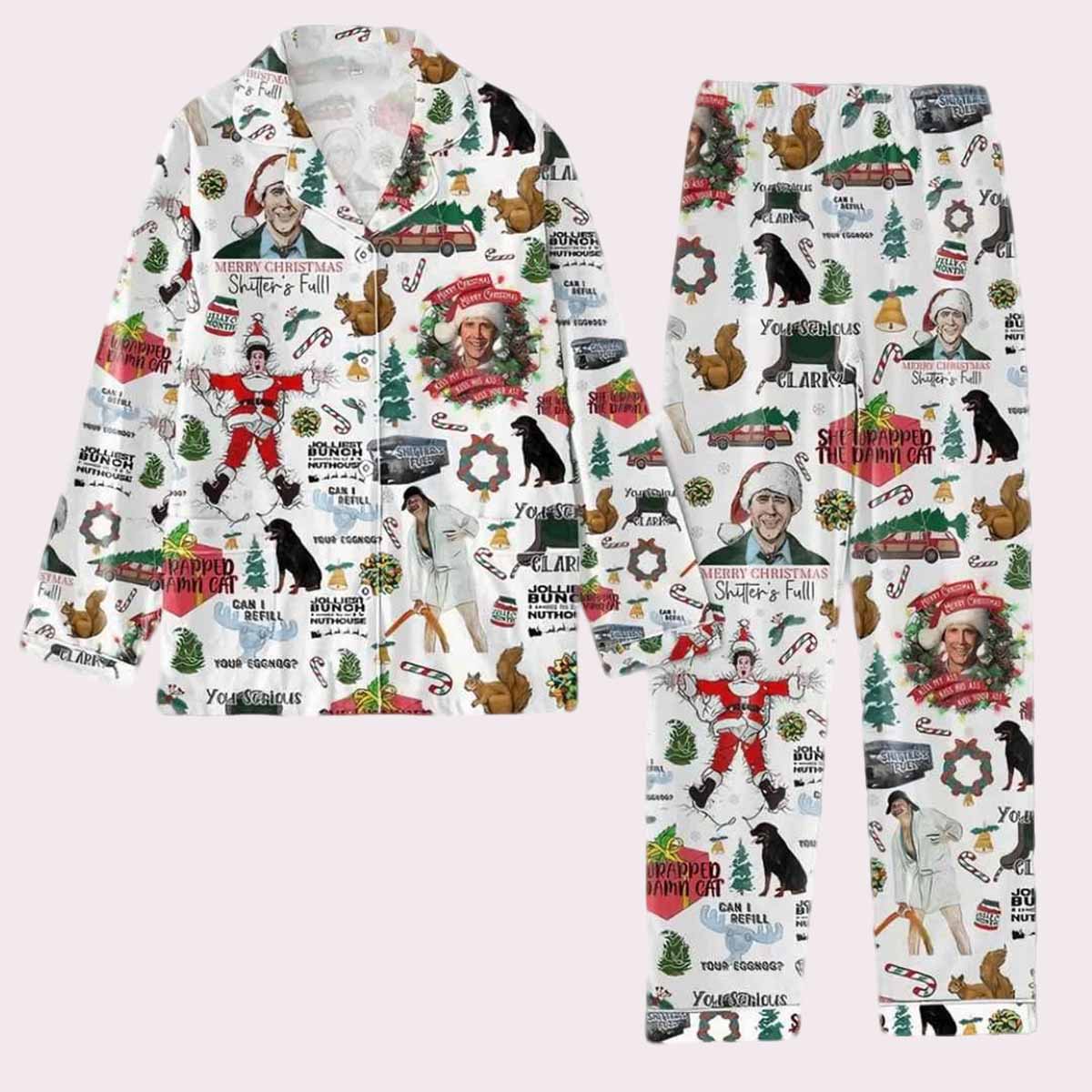 Merry Christmas Shitter’s Full Pajama Set Merry Christmas Shitters Full Pajama Set