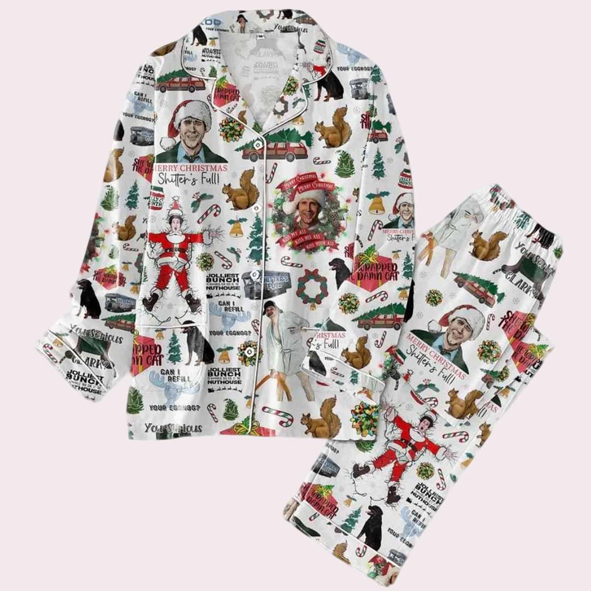 Merry Christmas Shitters Full Pajama Set Merry Christmas Shitters Full Pajama Set