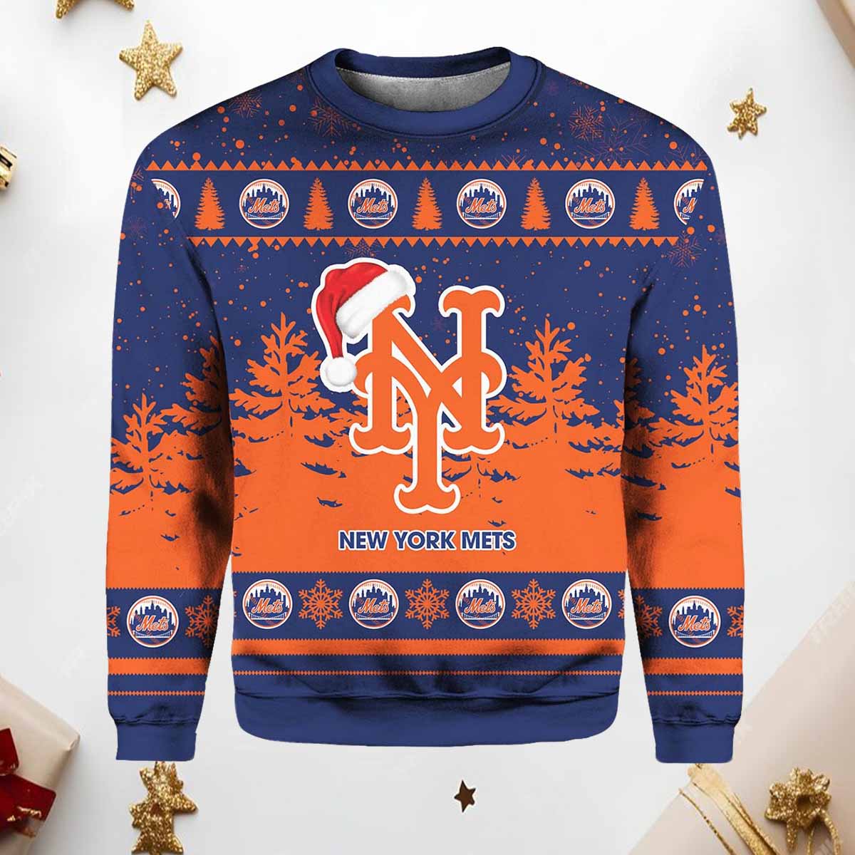Mets Special Christmas Ugly Christmas Sweater Mets Special Christmas Ugly Christmas Sweater