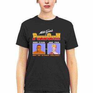 Mike Tyson Vs Jake Paul Punch Out Meet The Ultimate Challenge Shirt