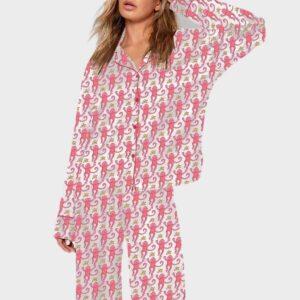 Monkey Pink Pajama Set Monkey Pink Pajama Set