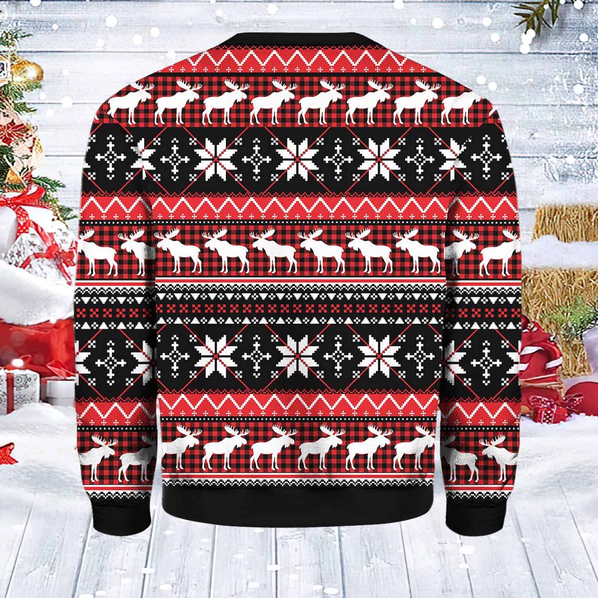 Moose Christmas Party Ugly Christmas Sweater Moose Christmas Party Ugly Christmas Sweater