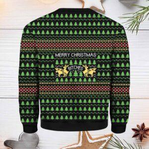 Moose Merry Christmas Bitchs Ugly Christmas Sweater 1 Moose Merry Christmas Bitchs Ugly Christmas Sweater