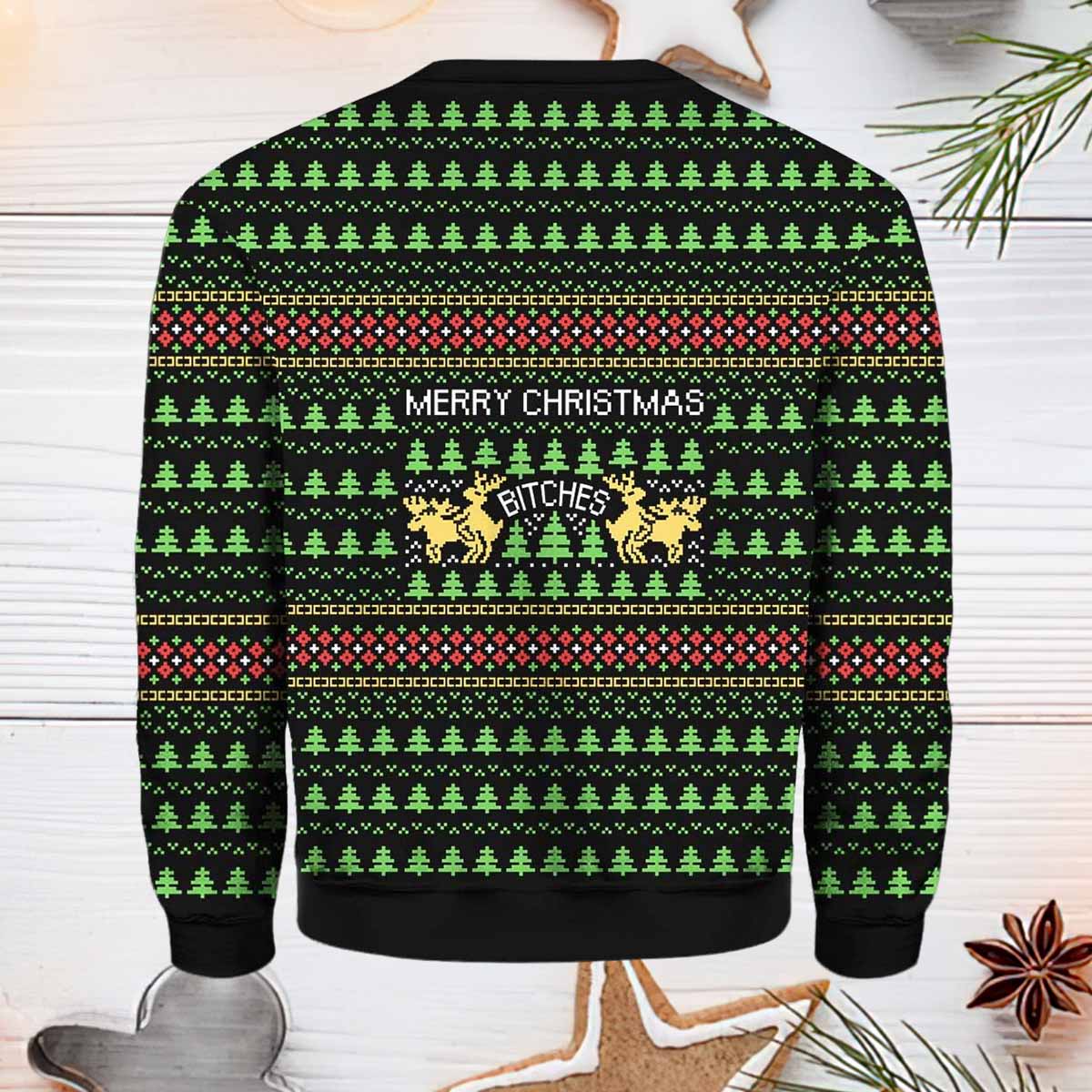 Moose Merry Christmas Bitchs Ugly Christmas Sweater Moose Merry Christmas Bitchs Ugly Christmas Sweater