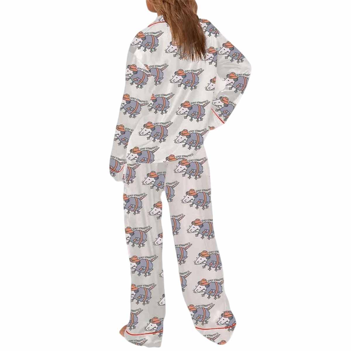 Opossum Cowboy Stay Strapped Pajama Set Opossum Cowboy Stay Strapped Pajama Set