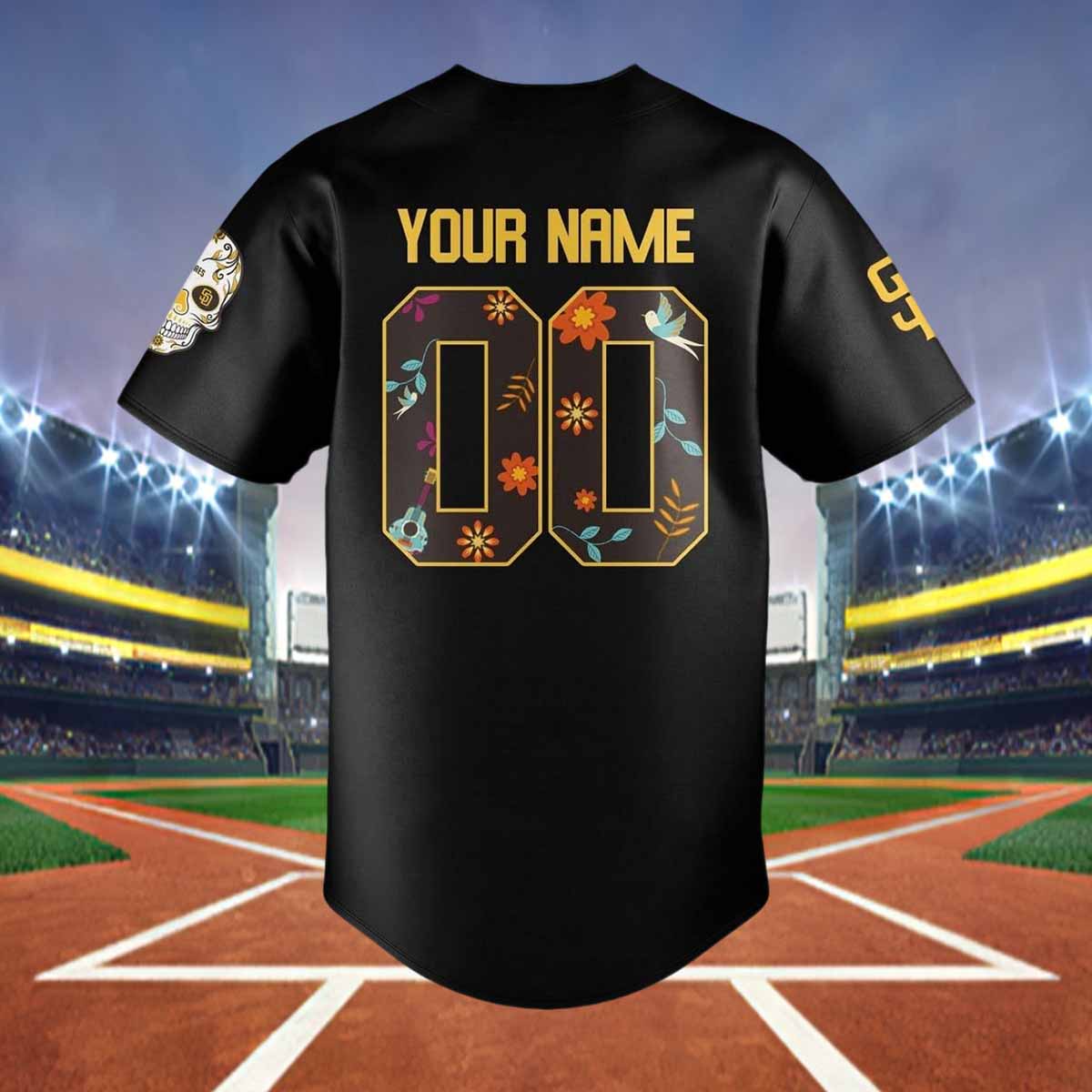 Padres 2024 Dia De Los Muertos Jersey Padres 2024 Dia De Los Muertos Jersey